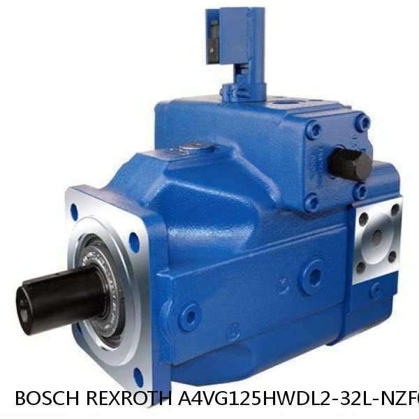A4VG125HWDL2-32L-NZF02F041L-S BOSCH REXROTH A4VG VARIABLE DISPLACEMENT PUMPS