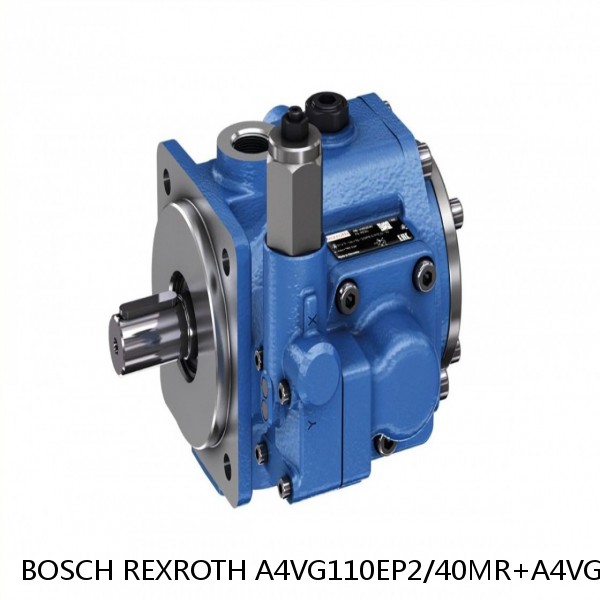 A4VG110EP2/40MR+A4VG110EP2/40MR BOSCH REXROTH A4VG VARIABLE DISPLACEMENT PUMPS